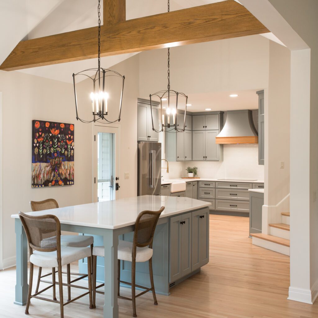 Newly Remodeled Kitchen With Dining Table