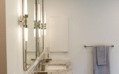 New Installed Bathroom Sinks