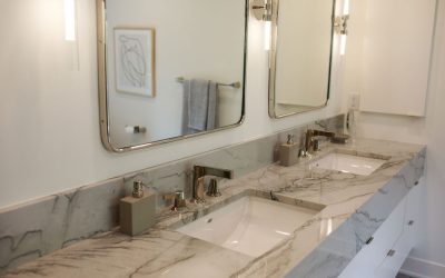 New Installed Bathroom Sinks