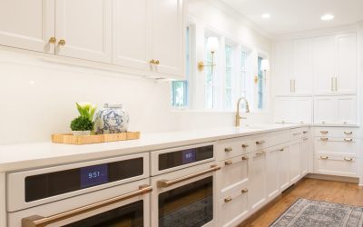 New Kitchen Remodel with White Cabinets and Appliances