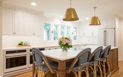 New Kitchen Remodel with White Cabinets and Appliances