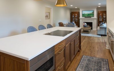 Newly Remodeled Kitchen Island with Garage Appliances