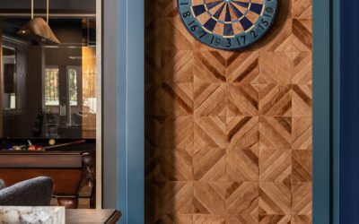 Darts Game in Newly Remodeled Home Addition