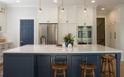 Island in Modern Kitchen Renovation