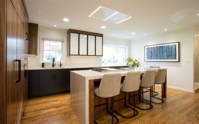 New Remodeled Kitchen With Walnut Cabinets