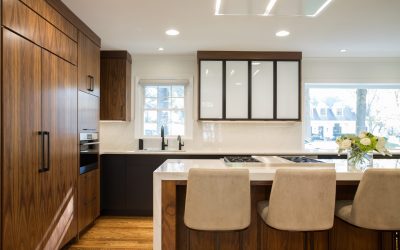 New Remodeled Kitchen With Walnut Cabinets