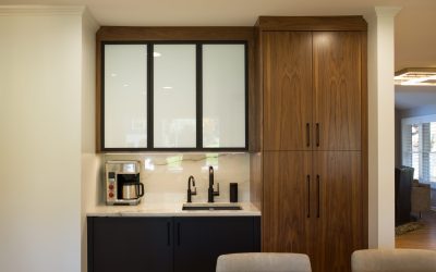 New Remodeled Kitchen With Walnut Cabinets