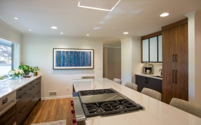 New Remodeled Kitchen With Walnut Cabinets