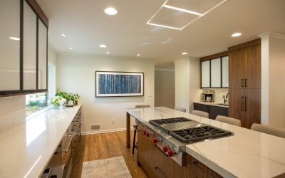 New Remodeled Kitchen With Walnut Cabinets