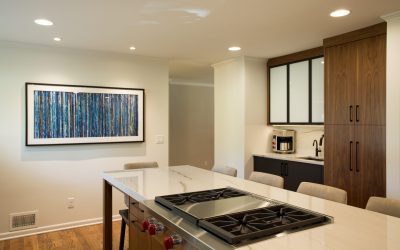 New Remodeled Kitchen With Walnut Cabinets