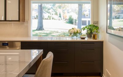 New Remodeled Kitchen With Walnut Cabinets