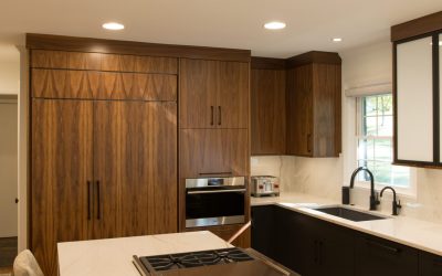 New Remodeled Kitchen With Walnut Cabinets