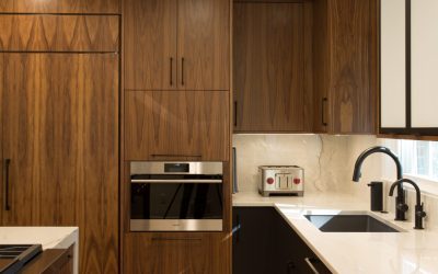 New Remodeled Kitchen With Walnut Cabinets