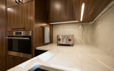 New Remodeled Kitchen With Walnut Cabinets